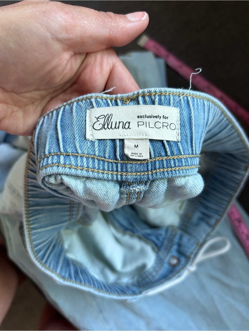Pilcro Adi Mid-Rise Flare Embellished Jeans with Hearts and Cherubs - Picture 5 of 5